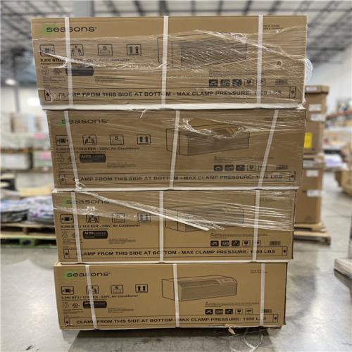 DALLAS LOCATION- Seasons 9200 BTU 230/208 V 20-Amp Heat Pump PTAC PALLET-(6 UNITS)