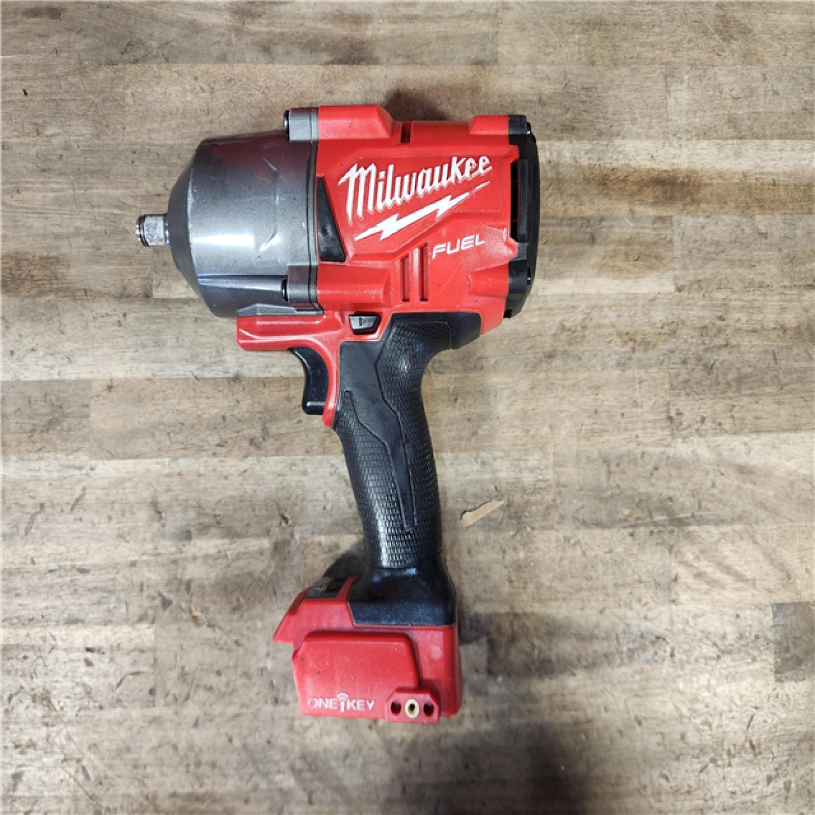 HOUSTON LOCATION - AS-IS Milwaukee M18 FUEL ONE-KEY 18-Volt Lithium-Ion Brushless Cordless 1/2 in. Impact Wrench with Friction Ring (Tool-Only)