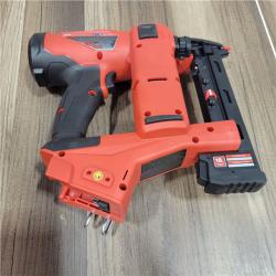 AS-IS MILWAUKEE M18 FUEL 18-Volt Lithium-Ion Brushless Cordless 18-Gauge 1/4 in. Narrow Crown Stapler (Tool-Only)