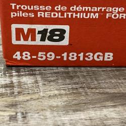 NEW - Milwaukee 18-Volt Lithium-Ion REDLITHIUM FORGE Starter Kit with 12. 0Ah Battery and Charger