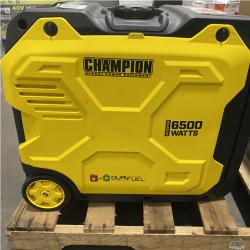 Dallas Location - As-Is Champion 201532 6500W Dual Fuel Inverter Generator