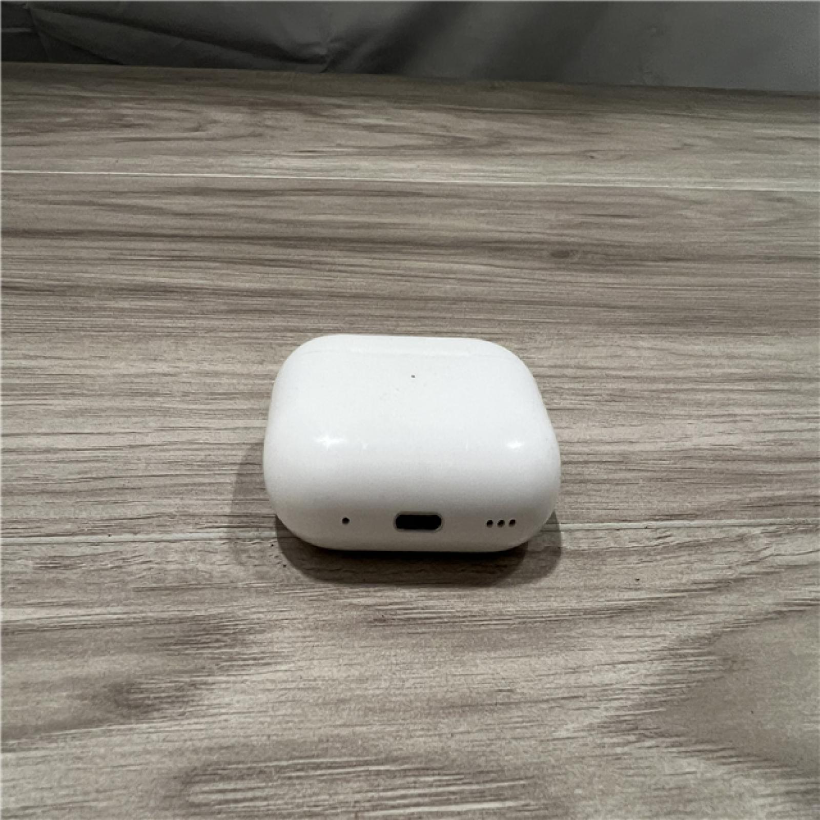 AS-IS Apple AirPods Pro (2nd Generation) with the USB-C MagSafe Charging Case