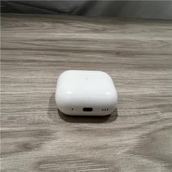 AS-IS Apple AirPods Pro (2nd Generation) with the USB-C MagSafe Charging Case