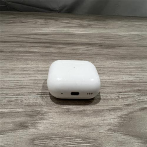 AS-IS Apple AirPods Pro (2nd Generation) with the USB-C MagSafe Charging Case