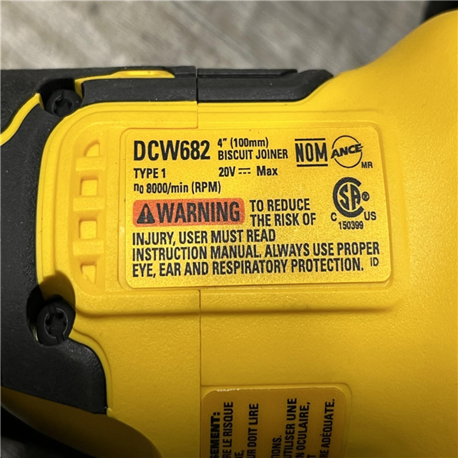 AS-IS DEWALT 20V Cordless Biscuit Joiner (Tool Only)