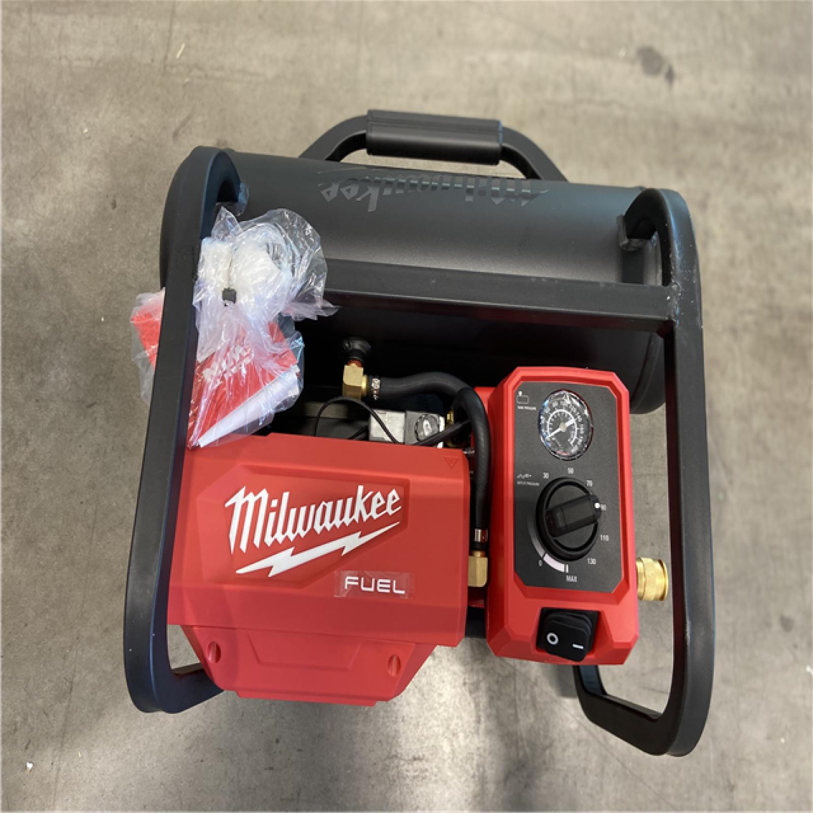 AS-IS- Milwaukee FUEL 18-Volt Lithium-Ion Brushless Cordless 2 Gal. Electric Compact Quiet Compressor (Tool-Only)