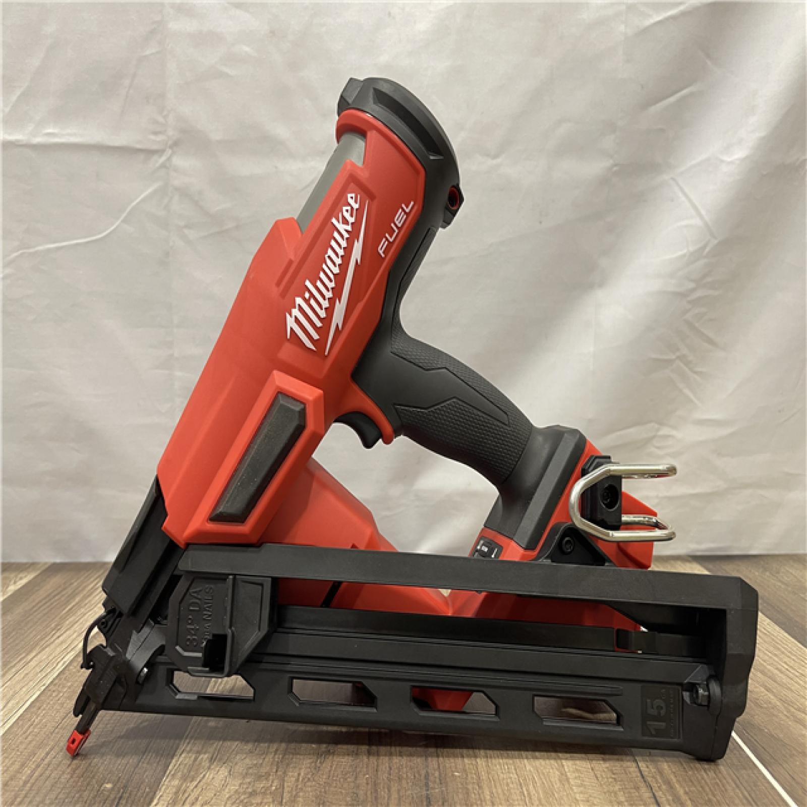 AS-IS Milwaukee M18 FUEL 18-Volt Lithium-Ion Brushless Cordless Gen II 15-Gauge Angled Finish Nailer (Tool-Only)
