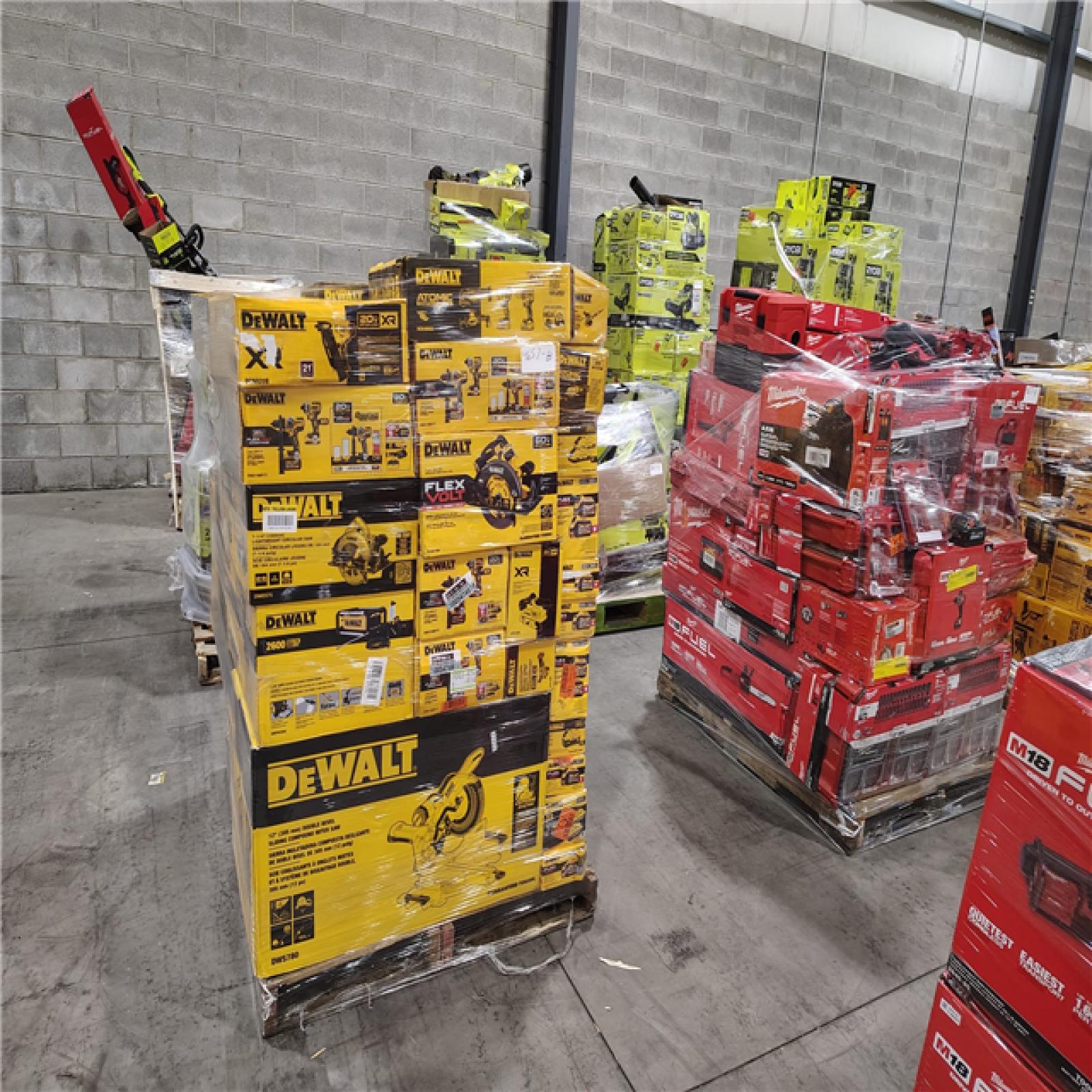 Pittston Location As-Is Power Tools Partial Truckload (10 Pallets) 4657-B