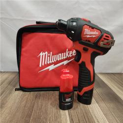 AS-IS- Milwaukee - M12 12V Cordless Screwdriver Kit