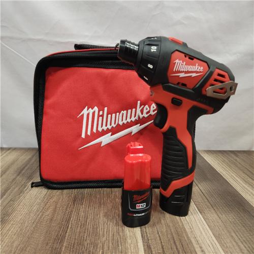 AS-IS- Milwaukee - M12 12V Cordless Screwdriver Kit