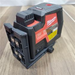 AS-IS Milwaukee-3522-21 Green Beam Laser Cross Line Plumb Point USB Rechargeable
