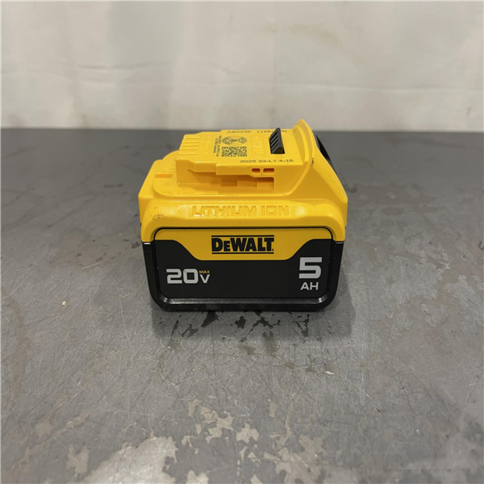AS-IS - DEWALT 20V MAX Lithium-Ion 5.0 Ah Battery and Charger