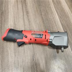 AS-IS- Milwaukee M12 FUEL 12V Lithium-Ion Brushless Cordless 3/8 in. Right Angle Impact Wrench (Tool-Only)