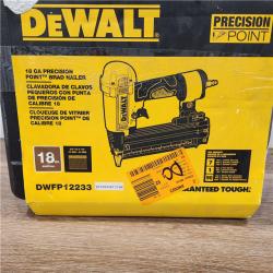 AS-IS DeWalt DWFP12233 18 Gauge Precision Point Brad Nailer with Selectable Trigger