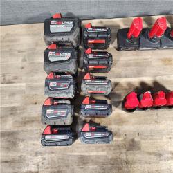 HOUSTON LOCATION - AS-IS MILWAUKEE BATTERY PACK QTY - 20