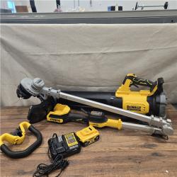 AS-IS DEWALT 20V MAX Cordless Battery Powered String Trimmer & Blower Combo Kit with (1) 4 Ah Battery & Charger