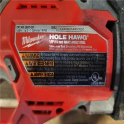 HOUSTON LOCATION - AS-IS Milwaukee FUEL GEN II 18V Lithium-Ion Brushless Cordless 1/2 in. Hole Hawg Right Angle Drill (Tool-Only)