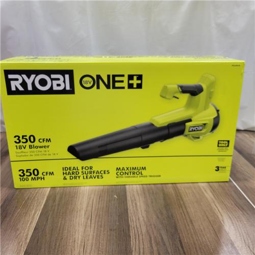 NEW! RYOBI ONE+ 18V 100 MPH 350 CFM Cordless Battery Variable-Speed Jet Fan Leaf Blower (Tool Only)