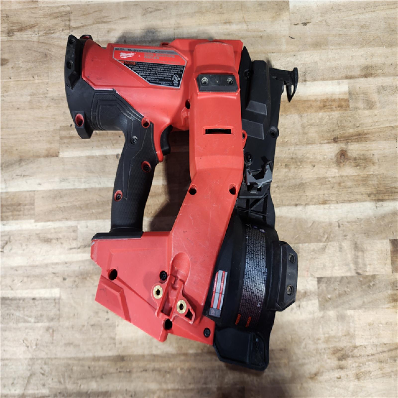 HOUSTON LOCATION - AS-IS Milwaukee FUEL 18-Volt Lithium-Ion Brushless Cordless Coil Roofing Nailer (Tool Only)