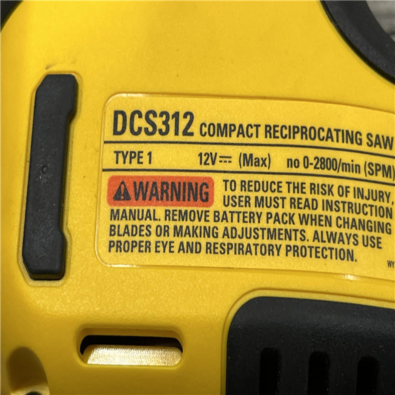 AS-IS DEWALT 12-Volt MAX One-Handed Reciprocating Saw (Tool-Only)
