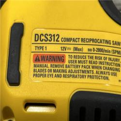 AS-IS DEWALT 12-Volt MAX One-Handed Reciprocating Saw (Tool-Only)