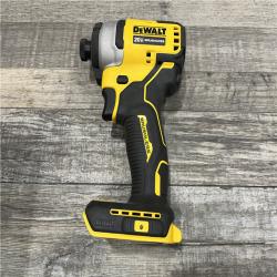 AS-IS DEWALT Atomic 20V Max Lithium-Ion Brushless Cordless Compact 1/4 in. Impact Driver Kit