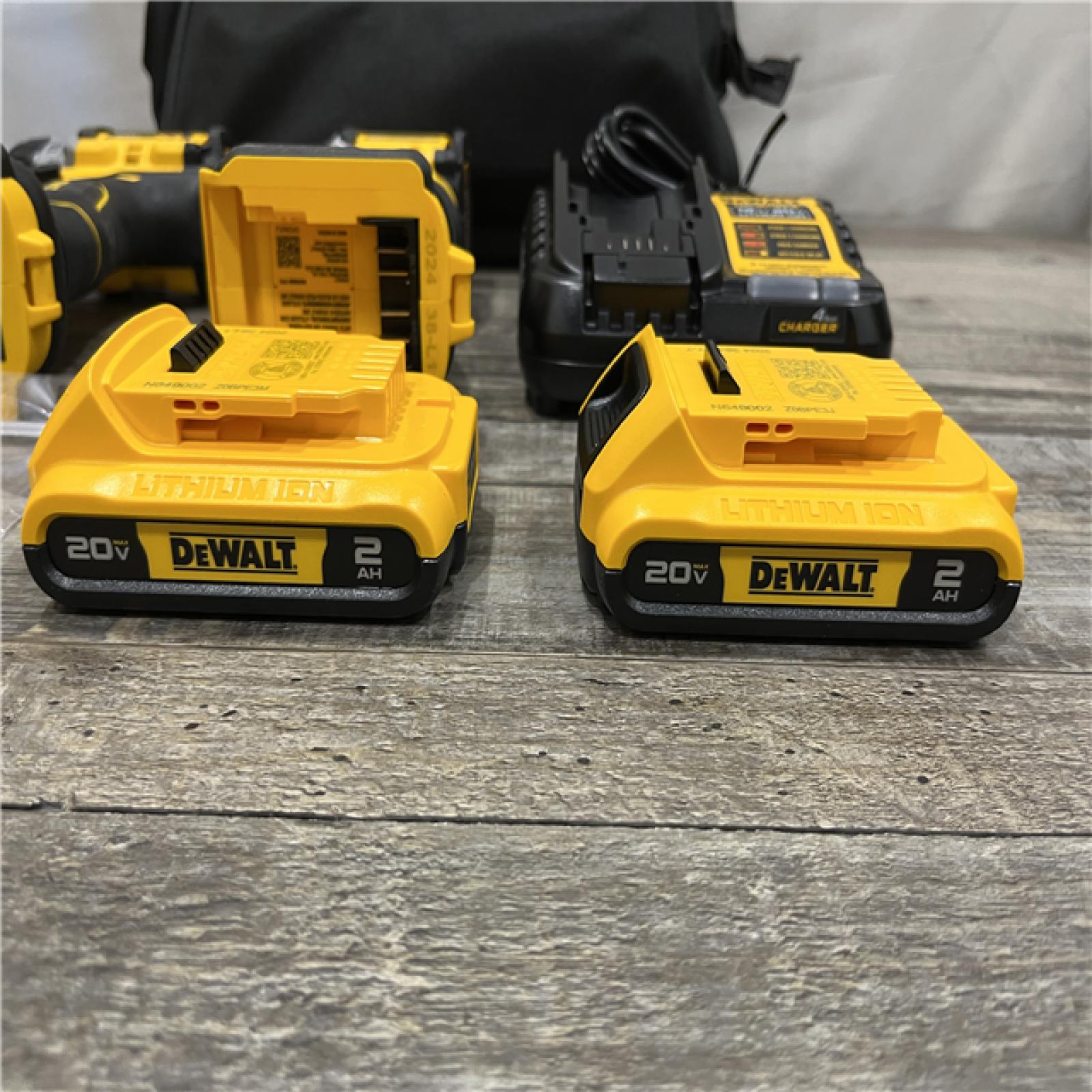 AS-IS DEWALT 20V MAX XR Cordless Drill/Driver  ATOMIC Impact Driver 2 Tool Combo Kit