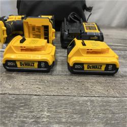 AS-IS DEWALT 20V MAX XR Cordless Drill/Driver  ATOMIC Impact Driver 2 Tool Combo Kit