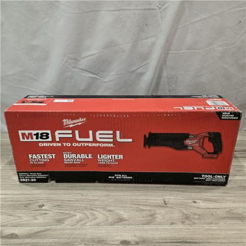 NEW! - Milwaukee M18 Fuel Sawzall Cordless Reciprocating Saw (TOOL ONLY)