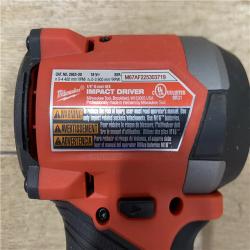 AS-IS Milwaukee FUEL 18V Lithium-Ion Brushless Cordless 1/4 in. Hex Impact Driver (Tool-Only)