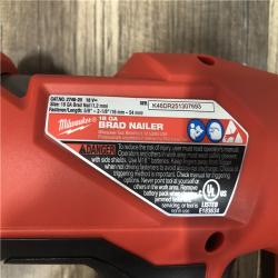 AS-IS Milwaukee FUEL 18-Volt Lithium-Ion Brushless Cordless Gen II 18-Gauge Brad Nailer (Tool-Only)