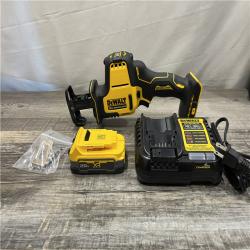 AS-IS DEWALT Atomic 20-Volt Maximum Cordless Brushless Compact Reciprocating Saw Kit