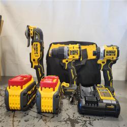 AS-IS- DEWALT 20V MAX Lithium-Ion Cordless 3-Tool Combo Kit