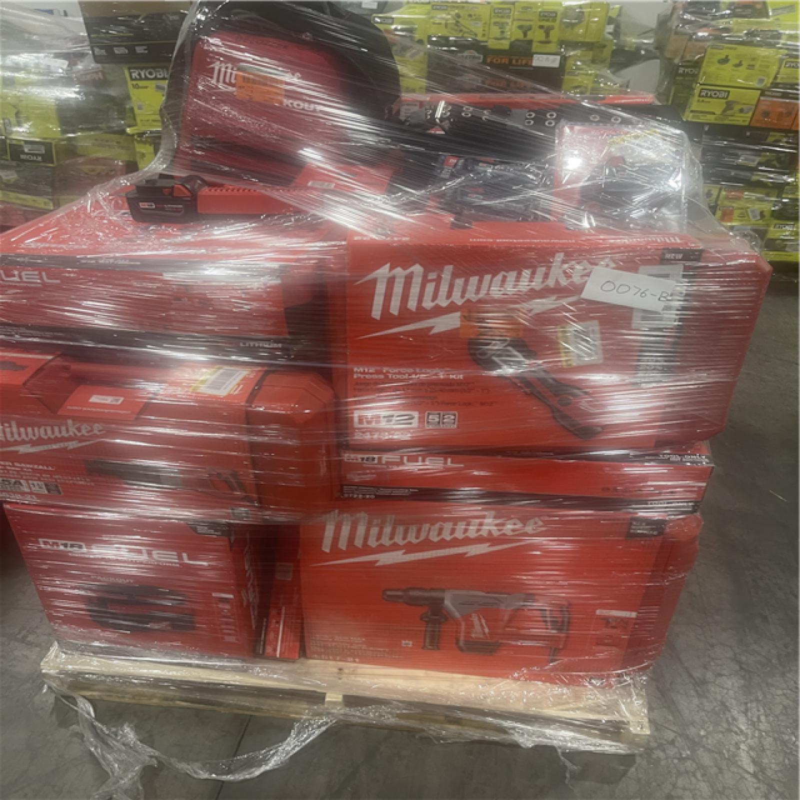 Pittston Location As-Is Power Tools Partial Truckload (13 pallets) 0076-B