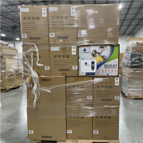 DALLAS LOCATION- ECOSMART 27KW 240V TANKLESS WATER HEATER W INLINE FLOW RESTRICTOR (52 UNITS)