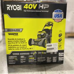 NEW! - RYOBI 40V HP Brushless Whisper Series 21. in Walk Behind Self-Propelled All Wheel Drive Mower