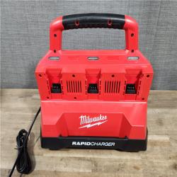 HOUSTON LOCATION - AS-IS (APPEARS LIKE NEW) Milwaukee M18 Packout Six Bay Rapid Charger (Tool-Only)