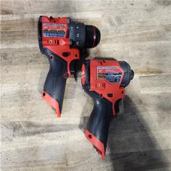 HOUSTON LOCATION - AS-IS Milwaukee 3497-22 12V Brushless Hammer Drill and Impact Driver Combo Kit