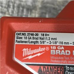 AS-IS Milwaukee FUEL 18-Volt Lithium-Ion Brushless Cordless Gen II 18-Gauge Brad Nailer (Tool-Only)