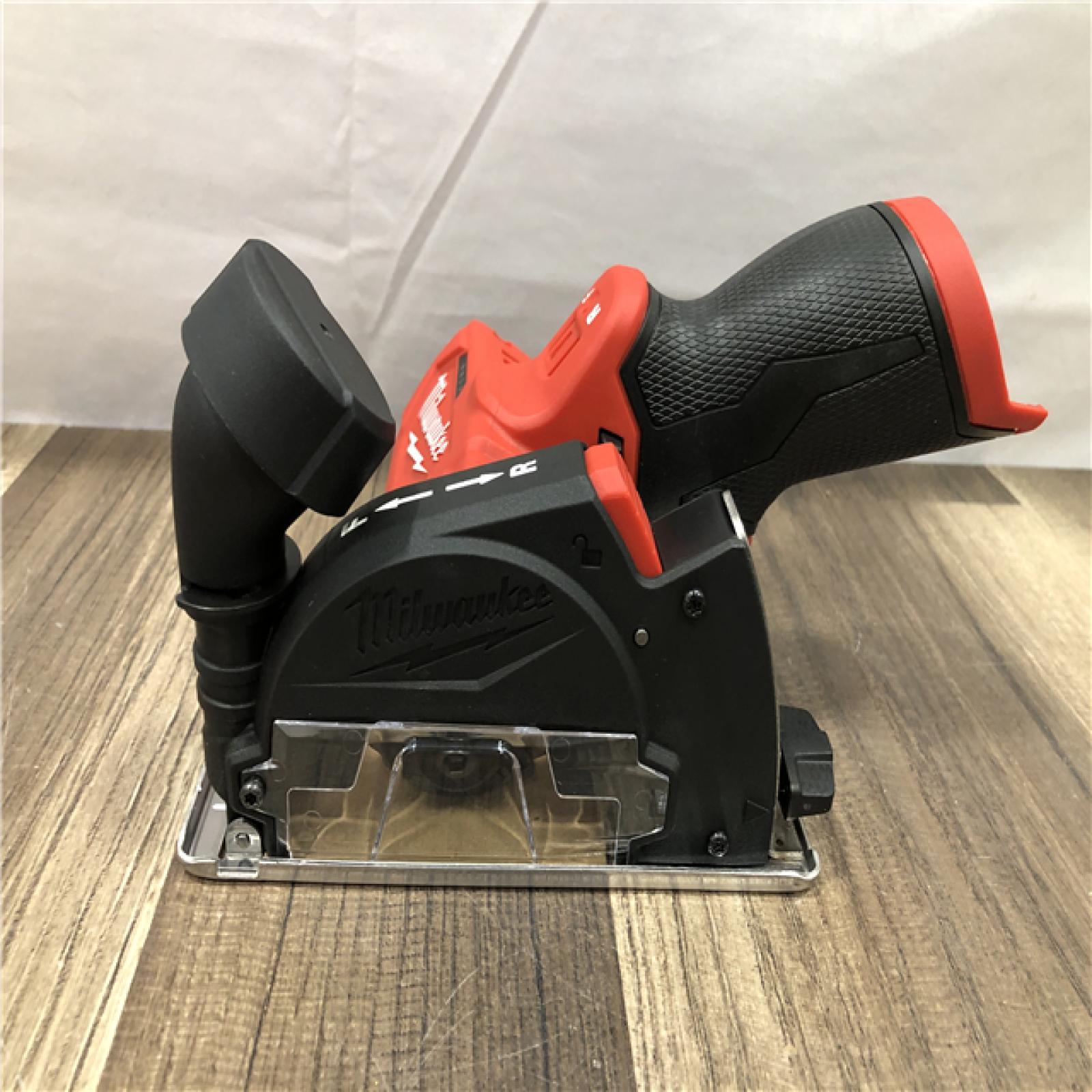 AS-IS Milwaukee  FUEL 12V Lithium-Ion Brushless Cordless 3 in. Cut Off Saw (Tool-Only)