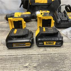 AS-IS DEWALT 20V MAX Cordless Drill/Impact 2 Tool Combo Kit
