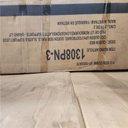 Phoenix NEW Lazzara Cheswold Pink Wood Frame Queen Chenille Upholstered Panel Bed