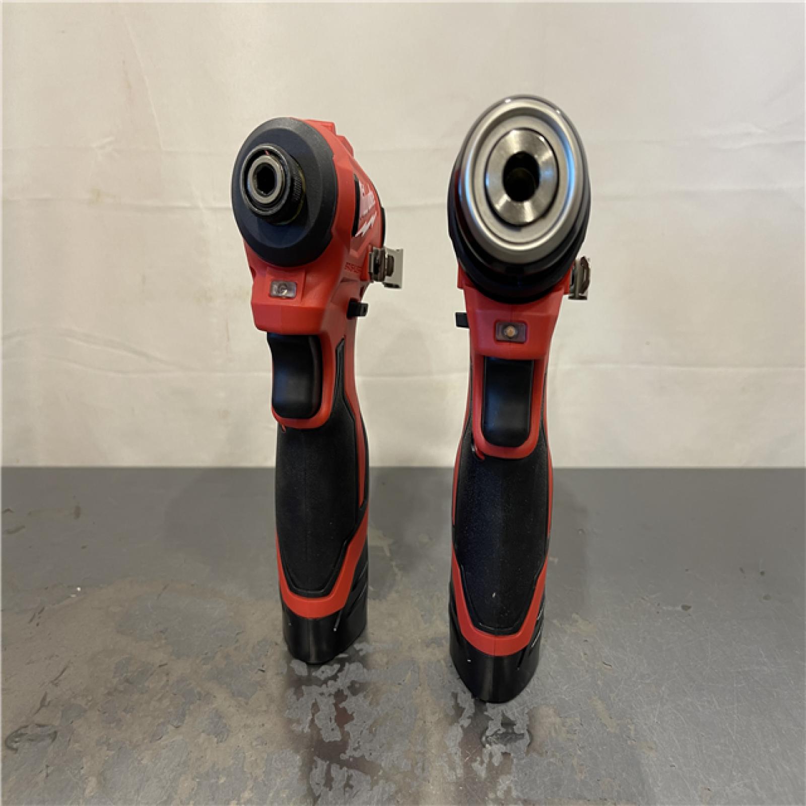 AS-IS - Milwaukee M12 12-Volt Lithium-Ion Brushless Cordless Subcompact Drill and Impact Driver Combo Kit