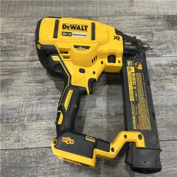 AS-IS DEWALT 20V MAX XR Lithium-Ion Electric Cordless 18-Gauge Brad Nailer (Tool Only)