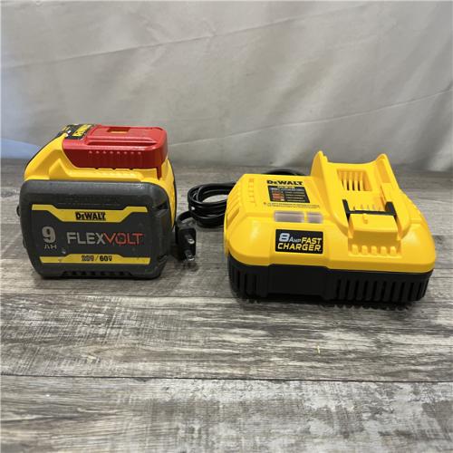 AS-IS DEWALT 20V/60V MAX FLEXVOLT Lithium-Ion 9.0Ah Battery and Charger Starter Kit