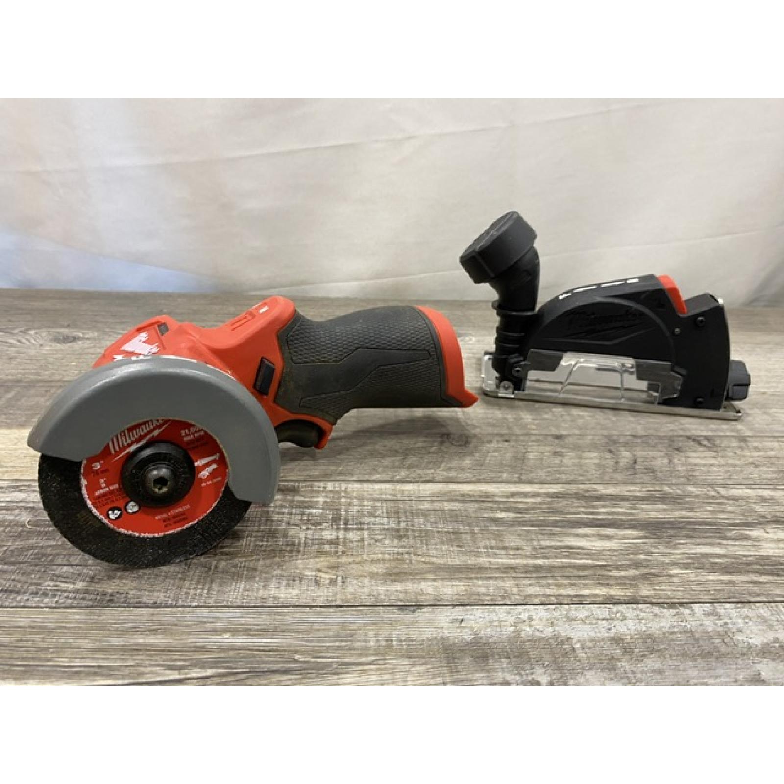AS-IS Milwaukee FUEL 12V Lithium-Ion Brushless Cordless 3 in. Cut Off Saw (Tool-Only)