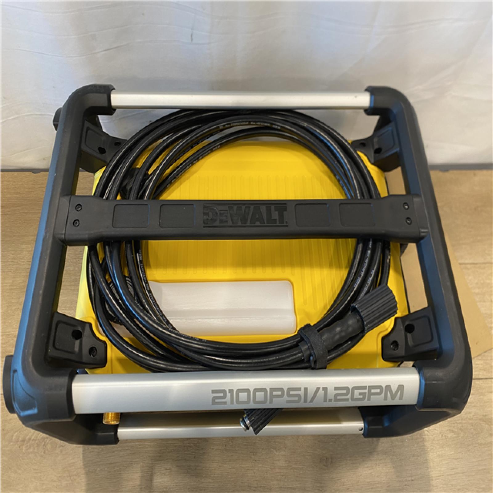 AS-IS DEWALT Electric Pressure Washer 2100 PSI Jobsite Power Washer DWPW2100