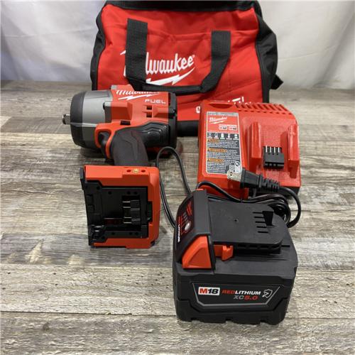 AS-IS Milwaukee FUEL 18V Lithium-Ion Brushless Cordless 1/2 in. Impact Wrench w/Friction Ring Kit