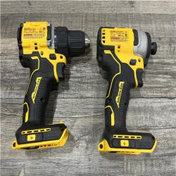 AS-IS DEWALT ATOMIC 20-Volt MAX Lithium-Ion Cordless Combo Kit
