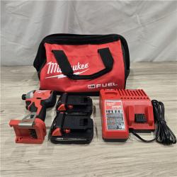 AS-IS Milwaukee M18 Compact Brushless 1/4  Hex Impact Driver Kit